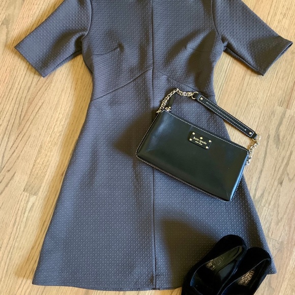 BANANA REPUBLIC gray textured dress - Picture 6 of 6